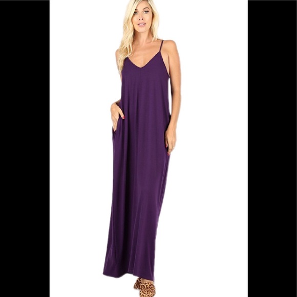 ð¥SOLD OUT!!ð¥Plus Size Camisol Maxi Dress - Picture 3 of 8